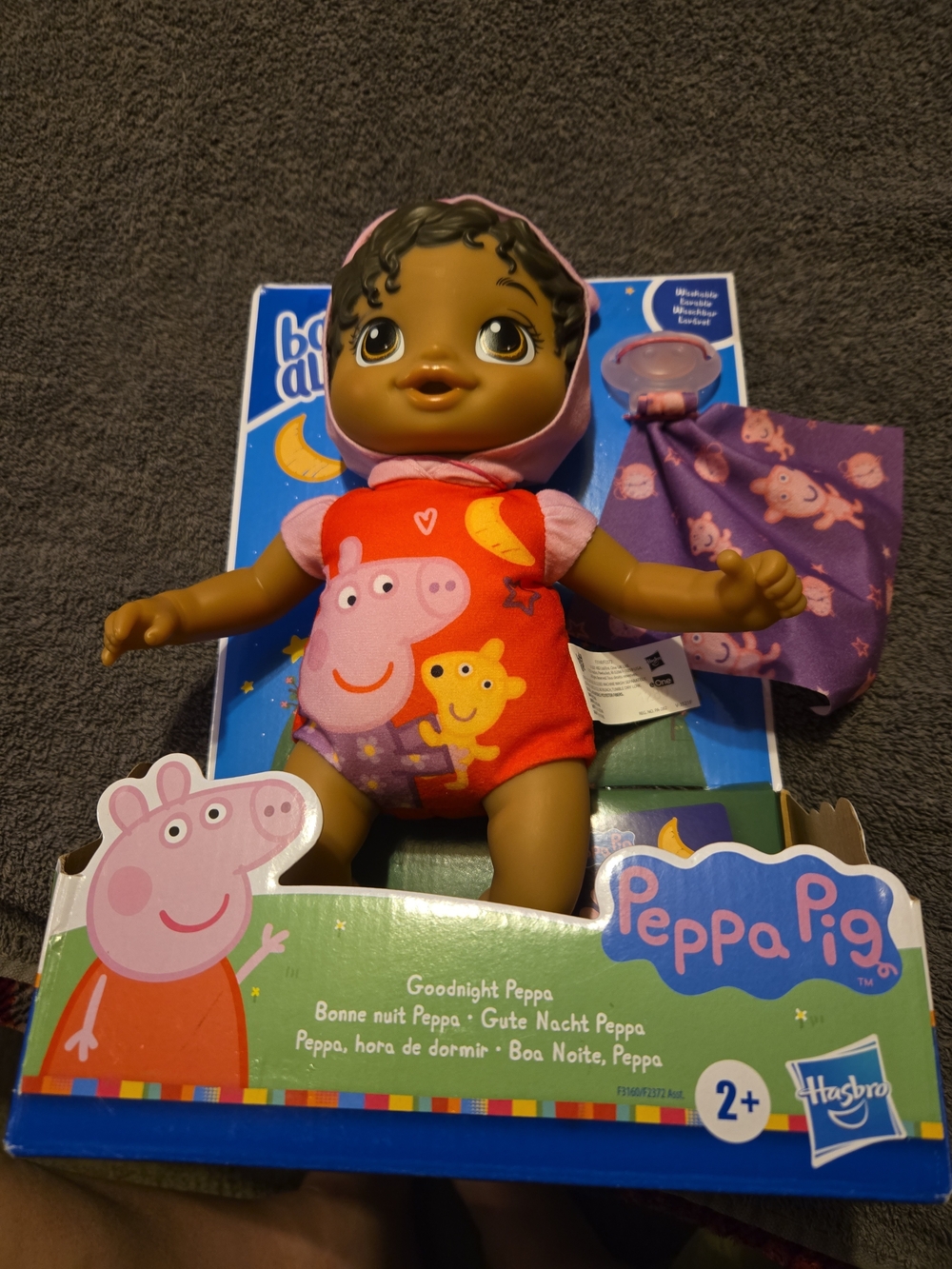 Hasbro Peppa Pig Doll - Red Outfit with Pink & Purple Accessories #453